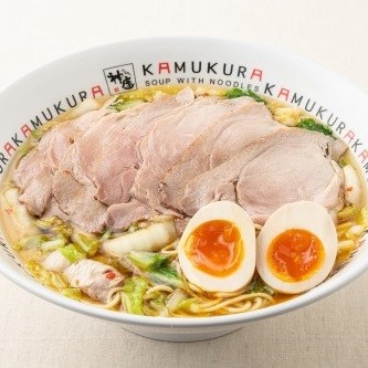 Small char siu boiled egg ramen