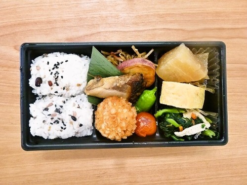 Today's rice Japanese lunch box (fish)