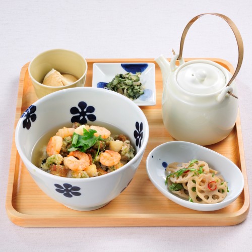 Shrimp, small pillar, Isoten no Dashichazuke